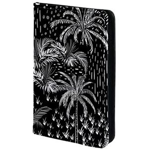 Paspoorthouder Paspoort Cover Kokosnoot hout zwart mooi Paspoort Portemonnee Travel Essentials, Meerkleurig, 11.5x16.5cm/4.5x6.5 in