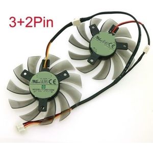 T128010SM 75mm DC12V 0.20A 40 * 40 * 40mm For GIGABYTE for Graphics Card Cooler Cooling Fan(T128010SM-Pair)