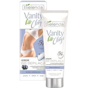 VANITY BIO CLAYS Ontharingscrème met blauwe klei 100ml