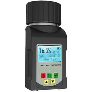 Graanvochtmeter, Slimme graanvochtigheidsmeter for 25 soorten maïs, rijst, tarwe, pinda's, koffiebonen, zaden, erwten, hygrometer, vochtigheidstester