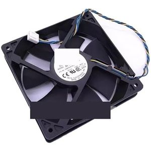 Voor Delta Electronics AFB1212SH 3400RPM DC 12V 0.80A 120x120x25mm 4-draads serverkoelventilator