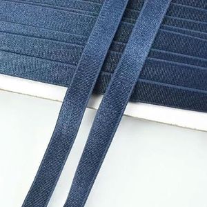 10 mm elastische band voor ondergoed, voor het naaien van badpakriemen, rubberen lint, schouderband, bh-notitieboek, stretchtape, doe-het-zelfaccessoires, marineblauw,