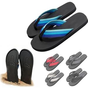 Verborgen Flops, Zomer Strand Comfort Antislip Sandaal, Spoof Strand Flip Flops, Grappige Voetafdruk Slippers, Strandfeest Straf Rekwisieten(Blue,37 EU)
