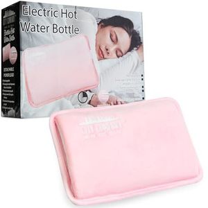 Oplaadbare Elektrische Warmwaterkruik - Roze - Warmtepad - 6 Uur Warmte