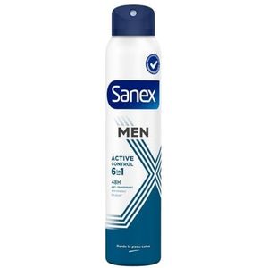 6 x Sanex Deodorant Men ""Dermo Active Control"" voor de normale huid - 200 ml