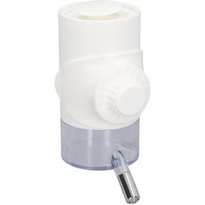 Waterdispenser voor honden, hangende waterfles voor honden, robuuste kattenkooi voor huisdierbenodigdheden (witte parel)