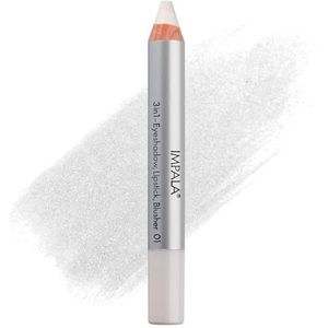 Impala 3-in-1 Jumbo potlood | kleur 01 wit | oogschaduw, lippenstift en blush | gladde en langdurige textuur | intensieve kleuren