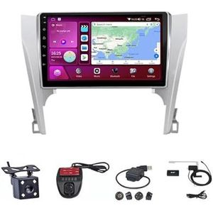 Android Double Din Car Stereo 9 Inch Touchscreen Autoradio Autotoebehoren Multimedia Stuurwielbediening met Navigatie Plug And Play Voor Toyota Camry 2014-2017 (Size : M100S WIFI 1G+16G)