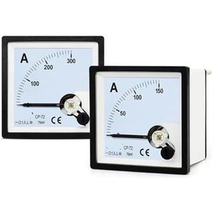 SQ-72 CP-72 DC ampèremeter wijzer 1A-600A meter stroom meter paneel 1 stuks (DC AMMETER_600A-75MV)