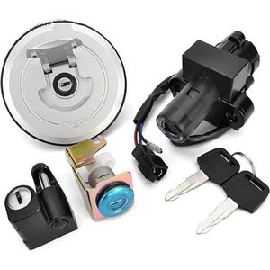 Voor VTR250 VTR 250 MC33 1998 1999 2000 2001 2002-2007 Contactslot Stoelvergrendeling Met Sleutelset Brandstoftankdop Motorfiets Contactslot