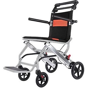 Rolstoelen Opvouwbare rolstoel,Zelfrijdende rolstoelen,Super lichtgewicht,Opvouwbare rolstoel met aluminium frame Afneembare rolstoel van aluminiumlegering Ouderenrolstoel