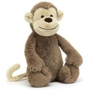 Jellycat Bashful Monkey Medium - L: 9 cm x B: 12 cm x H: 31 cm