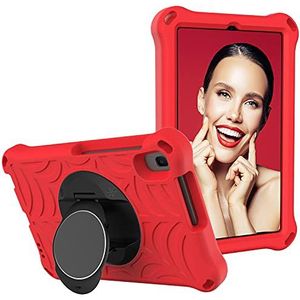 Tablet PC-hoes Compatible with Lenovo Tab M8 TB-8505 / TB-8705 (8.0 "") Tablet Case Kids Shock Proof Beschermkap met draaiende lichtgewicht en duurzame standaard, schouderriem Bescherming(Rosso)