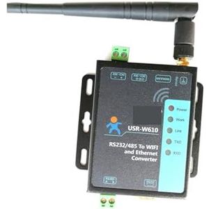 RS232/RS485 naar WiFi/Ethernet-converter, servermodulecontroller, bidirectionele transparante transmissie(No adapter)