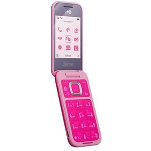 HMD Compatibel met Barbie Phone Flip klapmobiele telefoon (2,8 inch display, 0,3 MP camera, 64/128 MB, 1450 mAh, 4G) Power Pink