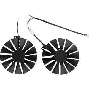 95MM PLD10010S12H koelventilator voor ASUS voor STRIX RX 470 580 570 GTX 1050 1070 1080 Ti gaming grafische kaartkoeling(Black A-Fan PLD)