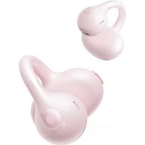 Baseus BC1 Open Ear hoofdtelefoon, oorclip met indrukwekkend geluid, adaptieve basversterking, Bluetooth 6.0, ruisonderdrukking bij oproepen, IP55, 38H batterij, lichte buds - roze