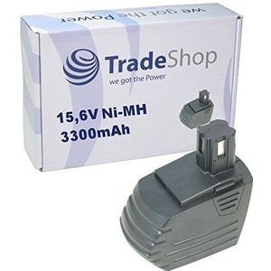 Trade-Shop Premium Ni-Mh accu, 15,6 V 3300 mAh vervangt Hilti SFB150 SFB155 voor Hilti SF150 SF150A SF151 SF151-A SF151A SFL12/15
