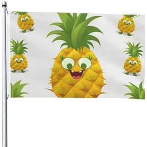 Vlag 4 x 6 ft vlaggen dubbelzijdige vlag buiten tuin vlag ananas grappige tuin vlag welkom tuin banners voor huis tuin tuin gazon, binnen/buiten decor vlaggen