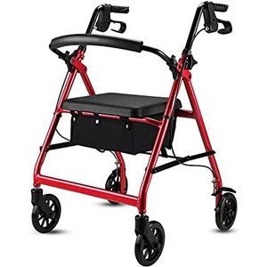 Opstaande rollator, voor senioren en volwassenen Opvouwbare rollator Revalidatie Hulploopframe In hoogte verstelbare opvouwbare rollator Geschikt voor verlamde mensen