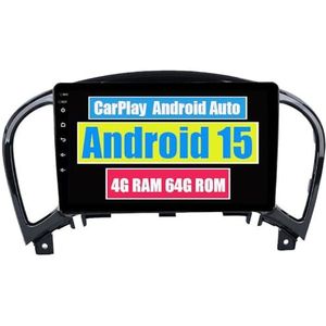 RoverOne Auto Stereo CarPlay Hoofd Unit voor Nissan Juke 2010 2011 2012 2013 2014 Android Auto Touchscreen Sat Navi Bluetooth WiFi Radio Speler