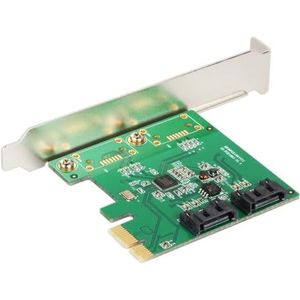 PCIE naar 2Port SATA3 Controller Uitbreidingskaart ASM1061R 6Gbps Snelle Snelheid