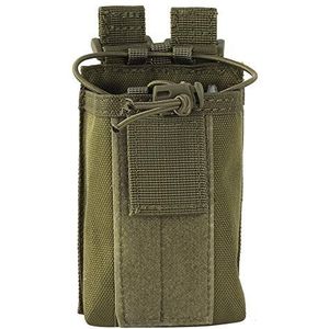 MiOYOOW Tactische Radio Pouch, Molle Walkie Talkies Holster Radio Houder Case 1000D NylonMobile Telefoon Holster Groen