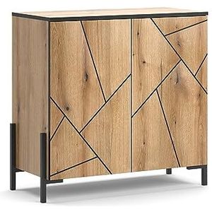 Vicco Sideboard ""Hatto"", Eiken, 84 x 80.1 cm