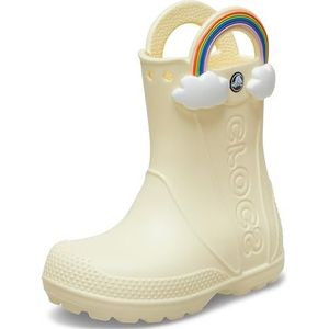 Crocs Unisex Kinderen Handle It Rain Boot T Enkellaarzen, botercrème regenboog, 11 Little Kid