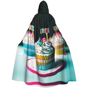 Gelukkige Verjaardag Cakes Party Decoratie Cape, Vampier Mantel, Voor Vakantie Evenementen En Halloween Serie