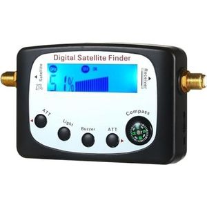 SF-9509 Digitale satellietsignaalzoekermeter Mini digitale LCD-scherm met kompas
