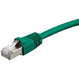 Monoprice - 124339 Cat6A Ethernet Patchkabel - Netwerk Internet Cord - RJ45, 550Mhz, STP, Pure Bare Copper Wire, 10G, 26AWG, 9 m, Groen