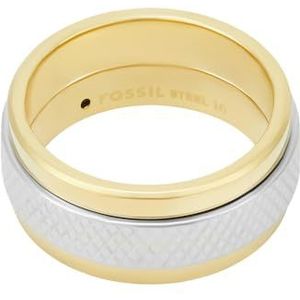 Fossil - Knox - Heren Ring - Meerkleurig - RVS