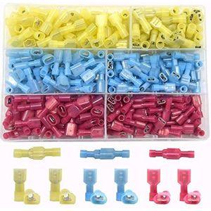 CEEYSEE 320 Stks Nylon Mannelijke/Vrouwelijke Spade krimpconnector Geïsoleerde Snelle Verbreekt Draad Connectors Terminals Set(NSZ)
