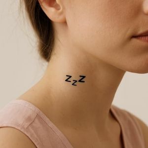 Schrijf tattoo – Temporalis® | Tijdelijke tatoeages voor vrouwen & mannen – Nep tattoo vegan & waterbestendig – EU-cosmetica – Blijft 1-2 weken [ Tatoeage ZZZ ]