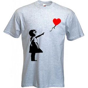 Banksy ballon meisje mannen T-Shirt