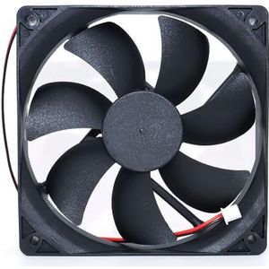 D12SH-12 12V 0.3A 12025 12cm stille behuizingskoelventilator(2-wire B1 plug)