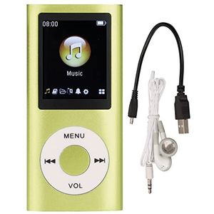 JTLB Bluetooth MP3-speler, MP3-speler, stijlvol multifunctioneel verliesvrij geluid, slank 1,8 inch LCD-scherm, draagbare mp3-muziekspeler (groen)