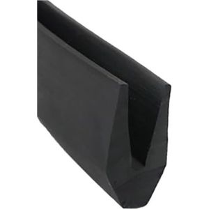 Rubberen glasafdichtingsstrip, zwarte rubberen U-vormige afdichtingsstrip for mechanische randafwerking in de auto, metalen hoekbeschermingsschild 1 stuk (20 mm x 30 mm x 1 meter)(23MMX44MMX1METER)