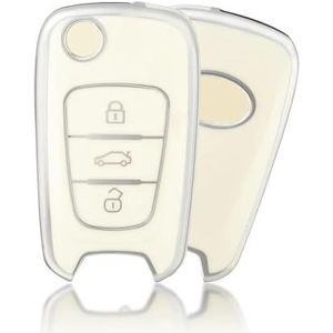 Sleutelbehuizing houder TPU Auto Flip Key Case Cover Shell Voor Hyundai I20 I30 Ix20 Ix25 Ix35 Voor Elantra Voor Accent Sleutelbehuizing(6)