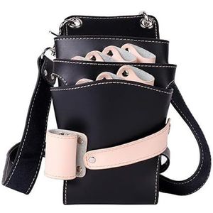 Kapperstas voor uitrusting Opvouwbare haarschaar tas Kam tas Heuptas Messenger tas Houder Kappers salon Haar knippen Schaar tassen Kappers tas(A)