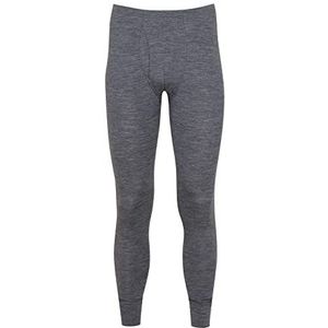 DILLING Lange Onderbroek Met Gulp Van Merinowol Voor Heren Blauwgraniet melange XXL