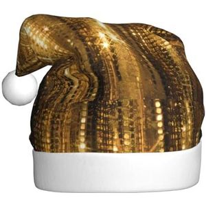 MYGANN Gouden Pailletten Sparkle Unisex Kerst Hoed Voor Thema Party Kerst Nieuwjaar Decoratie Kostuum Accessoire