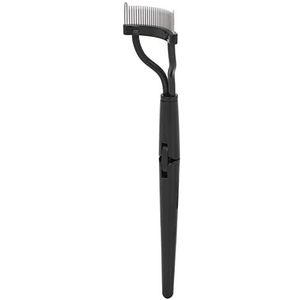 Opvouwbare Wenkbrauwkam Wimperseparator, Wimperkam Wimperkam Wimperkam Opvouwbare Herbruikbare Roestvrijstalen Wimperseparator met Deksel Cosmetisch Hulpmiddel voor