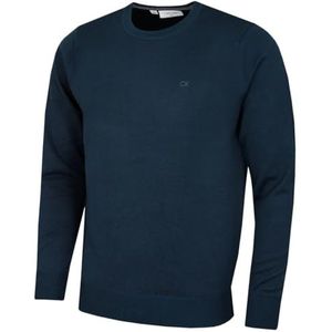 Calvin Klein Heren trui met ronde hals - Petrol - XXL
