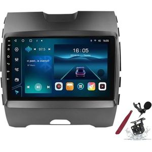 Android 15 Autoradio voor F-ord Edge (2015-2018) 9 inch 2K-aanraakscherm 2000 * 1200 Android hoofdunit multimedia speler met CarPlay, GPS-navigatie, BT, 5G WiFi, DSP en stuurwielbediening,K3 pro plus