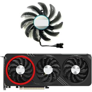 Voor GIGABYTE voor GeForce RTX4060 4060ti voor GAMING OC grafische kaart vervangende ventilator PLD08010S12HH(Left fan)