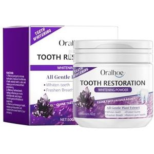 Minty Fresh Tandenbleekpoeder - Vlekverwijdering, Frisse Adem En Mondcomfort For Een Stralende Glimlach(1PCS)