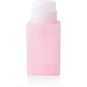 Artlalic Lege pompdispenser, 4 stuks, 100 ml, nagelkunstgereedschap, fles, aceton, vloeistof, lekvrije verwijderaar, reiniger, navulbare container met slot