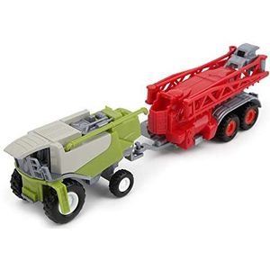 YANGYANPING Klassieke Boerderij Auto Landbouw-Aanhangwagen Harvester Transport Cilinders Vrachtwagen Tractor Model Speelgoed Voor Kinderen Jongen Oyuncak Cadeau (Kleur: 4)